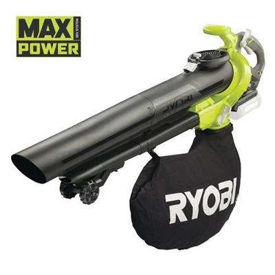 Ryobi RBV36B 36V Li-Ion accu bladblazer met zuigfunctie body - 12,9m³/min - koolborstelloos Ryobi RBV36B 36V Li-Ion accu bladblazer met zuigfunctie body - 12,9m³/min - koolborstelloos