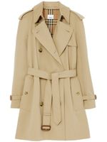 Burberry trench en gabardine à boutonnière croisée - Tons neutres - thumbnail