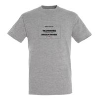 T-shirt voor mannen bedrukken - Grijs - XXL