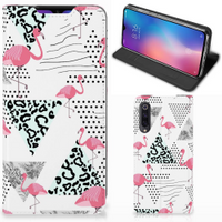 Xiaomi Mi 9 Hoesje maken Flamingo Triangle