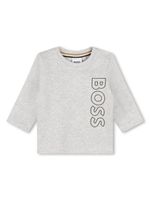 BOSS Kidswear t-shirt en coton à logo imprimé - Gris