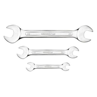 Gedore RED 3301081 R05126008 Dubbele steeksleutelset 8-delig