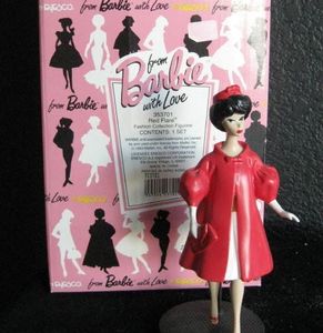 Barbie Beeldje 1962 Red Flare