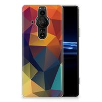 Sony Xperia Pro-I TPU Hoesje Polygon Color - thumbnail