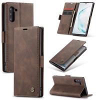 Caseme - stijlvolle wallet hoes - Samsung Galaxy Note 10 - Coffee