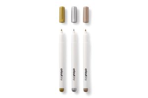 Cricut Permanent markers 1.0mm, 3er Stiftset Goud, Zilver, Koper