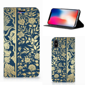 Apple iPhone X | Xs Smart Cover Beige Flowers