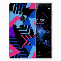 Sony Xperia XZ2 TPU Hoesje Funky Triangle