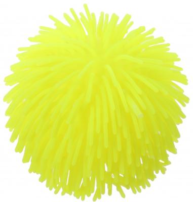 Johntoy fluffy bal geel 120 mm