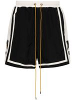 RHUDE short de sport à design colour block - Noir