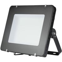 LED Bouwlamp 400 Watt - LED Schijnwerper - Viron Linan - Helder/Koud Wit 6400K - Waterdicht IP65 - Mat Zwart - Aluminium - SAMSUNG LEDs