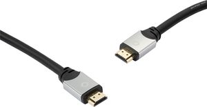 OEHLBACH Black Magic HDMI kabel 3,2 m HDMI Type A (Standaard) Zwart, Grijs