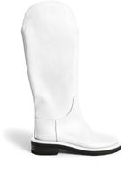 Proenza Schouler bottes Pipe Riding - Blanc