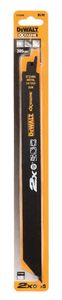 DeWalt Accessoires Reciprozaagblad 2X BiM 305x2,0mm dunne metalen profielen - DT2409L-QZ