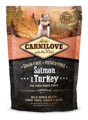 CARNILOVE Salmon & Turkey Large Breed Puppy 12 kg Zalm, Turkije