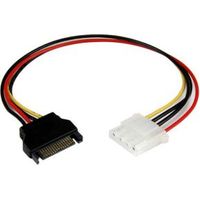 StarTech.com 30 cm SATA-naar-Molex LP4-voedingskabeladapter F/M - thumbnail