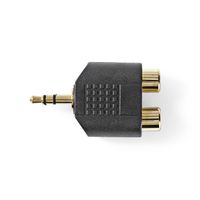 Nedis Stereo-Audioadapter | 3,5 mm Male | 2x RCA Female | 10 Stuks | 1 stuks - CAGP22940BKG CAGP22940BKG - thumbnail