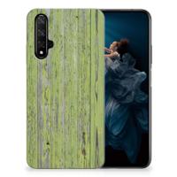 Honor 20 Bumper Hoesje Green Wood