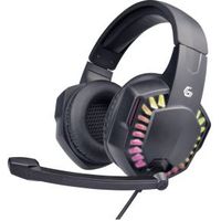 Gembird GHS-06 hoofdtelefoon/headset Bedraad Hoofdband Gamen USB Type-A Zwart - thumbnail