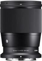 Sigma 16mm F1.4 DC DN | C MILC Groothoeklens Zwart - thumbnail