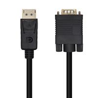 AISENS A125-0462 converterkabel DISPLAYPORT naar VGA, DP/M-VGA/M, zwart, 3,0 m