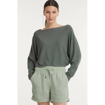 Anna van Toor straight fit short lichtgroen Anna van Toor straight fit short lichtgroen