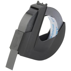 DYMO 3D Labeltape voor lettertang Tapekleur: Zwart (transparant) Tekstkleur: Wit 9 mm 3 m