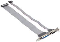 DeLock Slotplaat > 1 x parallelle 1 x seriële bezetting: gedraaid