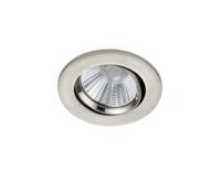 Trio Led inbouwspot Pamir Round 5,5w - 3000K - 8,5cm metaalgrijs 650510107