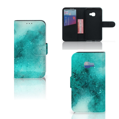 Hoesje Samsung Galaxy Xcover 4 | Xcover 4s Painting Blue Hoesje Samsung Galaxy Xcover 4 | Xcover 4s Painting Blue
