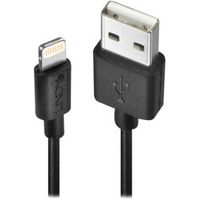 Lindy 31322 3m USB A Mannelijk Mannelijk Zwart USB-kabel