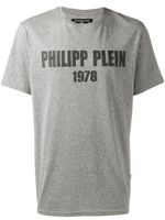 Philipp Plein t-shirt à logo imprimé - Gris