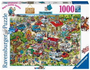 Ravensburger puzzel 1000 stukjes Holiday resort 1 The campsite