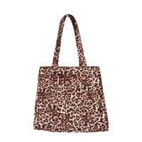 OBJECT shopper OBJFIOLA met luipaardprint bruin