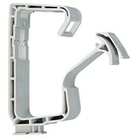 Fischer verzamelhouder SHA 15, eenvoudige bijbezetting door hersluitbare sluiting, montage van meerdere verzamelhouders met slechts één montagesokkel, 50 stuks