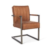 Armstoel Vince - Microleder Bull Camel