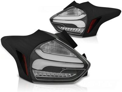 Tuning-Tec Achterlichten FORD FOCUS 3 15-18 HATCHBACK ZWART