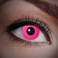 contactlenzen UV roze/zwart siliconen 2 stuks