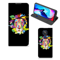 Motorola Moto G9 Play Magnet Case Lion Color - thumbnail