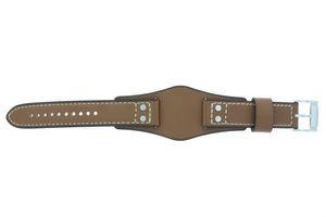 Horlogeband Fossil CH2986 Onderliggend Leder Cognac 22mm