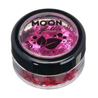 Moon Creations grote glittervlokken bio 3 gr roze