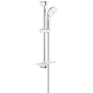 GROHE New Tempesta glijstangset met handdouche 9.5L/min. met zeepschaal 60cm met doucheslang 175cm chroom/wit 28436002