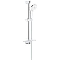 GROHE New Tempesta glijstangset met handdouche 9.5L/min. met zeepschaal 60cm met doucheslang 175cm chroom/wit 28436002 - thumbnail