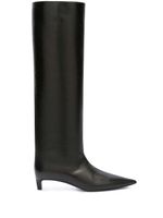 Jil Sander bottes en cuir 30 mm - Noir - thumbnail