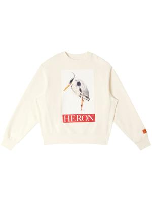 Heron Preston Sweater met paisley-print - Wit