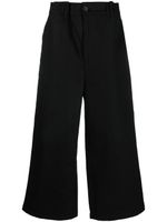 Yuiki Shimoji pantalon ample à taille haute - Noir