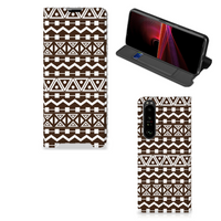 Sony Xperia 1 III Hoesje met Magneet Aztec Brown