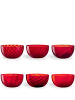 NasonMoretti lot de 6 tasses Idra - Rouge - thumbnail