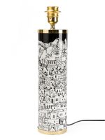 Fornasetti base de lampe Jerusalem - Noir - thumbnail