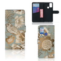 Hoesje voor Alcatel 1S (2021) Vintage Bird Flowers